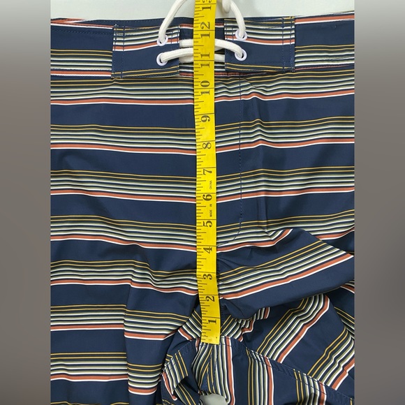 Goodthreads Men's Swim Shorts Navy/Striped - Size 42 NWOT SKU1062 - Picture 11 of 12